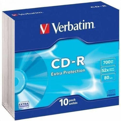 Płyty CD-R 700MB 10szt Verbatim 43415