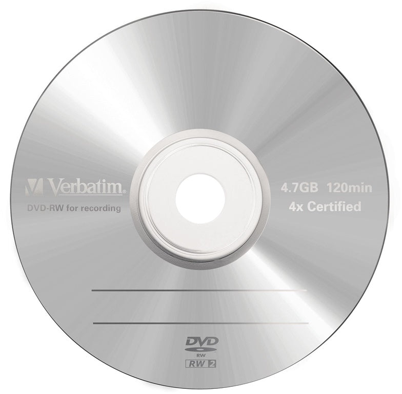 Diskai VERBATIM DVD-RW 4,7GB 4X 5 vnt.
