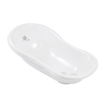 Keeeper Stars baby bath, with plug, white, 84 cm