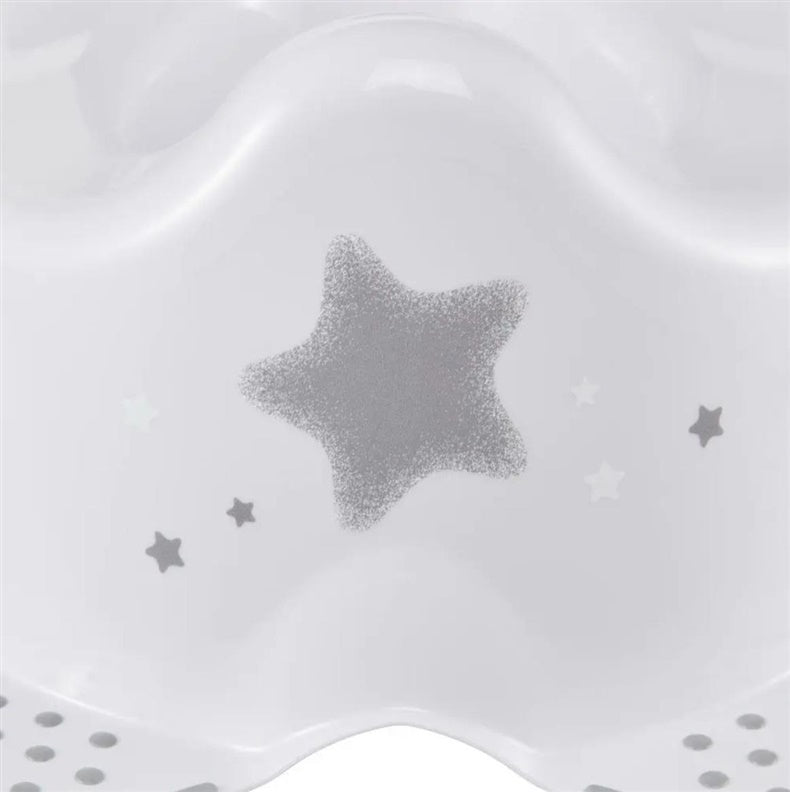 Children's Potty Stars, non-slip, white