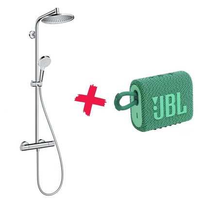 Termostatinis dušo komplektas Hansgrohe 26781000 + JBL