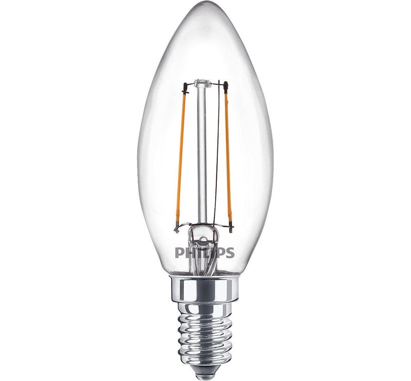 PHILIPS LED bulb, B35, E14, 2 W, 250 lm, 2700 K
