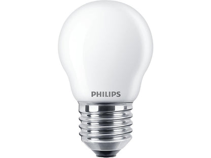 Lemputė Philips LED, P45, E27, 4,3 W, 470 lm, 2700 K
