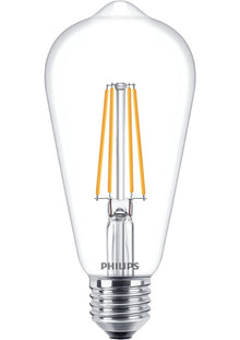 Lemputė Philips LED filamentinė, ST64, E27, 7W,806 lm,2700 K