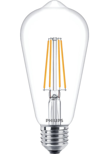 Lemputė Philips LED filamentinė, ST64, E27, 7W,806 lm,2700 K