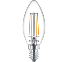 Philips LED filament bulb, B35, E14, 4.3W, 470lm, 2700K