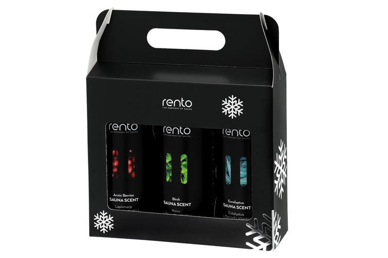 Sauna Fragrance Set RENTO, 3 × 400 ml