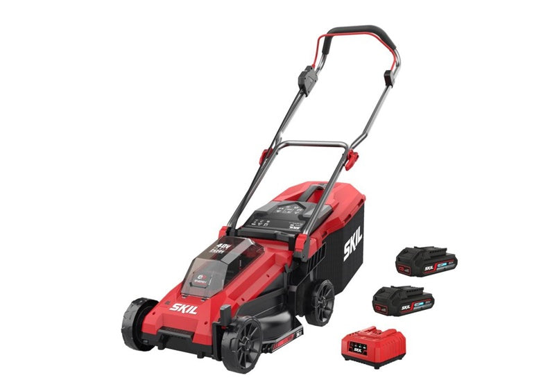 SKIL Cordless Lawnmower, 34 cm, 2x18V, 2x2Ah
