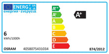 LIGHT BULB OSRAM LED, P40, E27, 5.5W, 470lm, 2700K