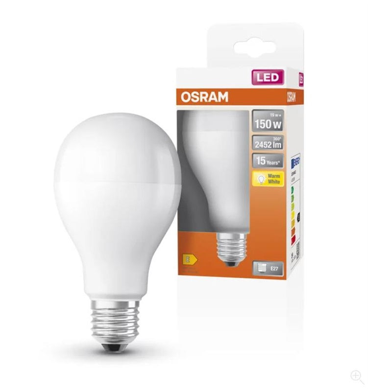 OSRAM LED bulb, A70, E27, 19 W, 2452 lm, 2700 K
