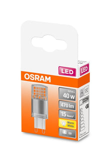 LED lempa Osram T20, G9, 3.8W, 2700K, 470lm, skaidri