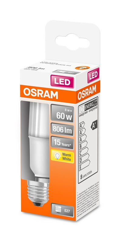 Lemputė OSRAM LED, S15, E27, 8 W, 806 lm, 2700 K