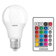 OSRAM LED BULBS, A60, E27, 9W, 806lm, 2700K, RGBW, 2 pcs + remote
