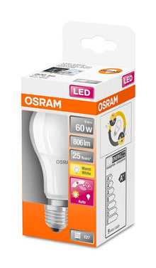 Osram LED bulb with sensor, A60 E27 9 W 806 lm, 2700K