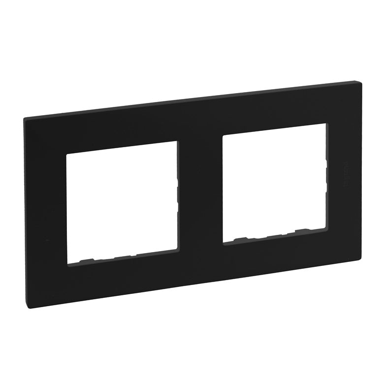 LEGRAND NILOE STEP Double Frame, black
