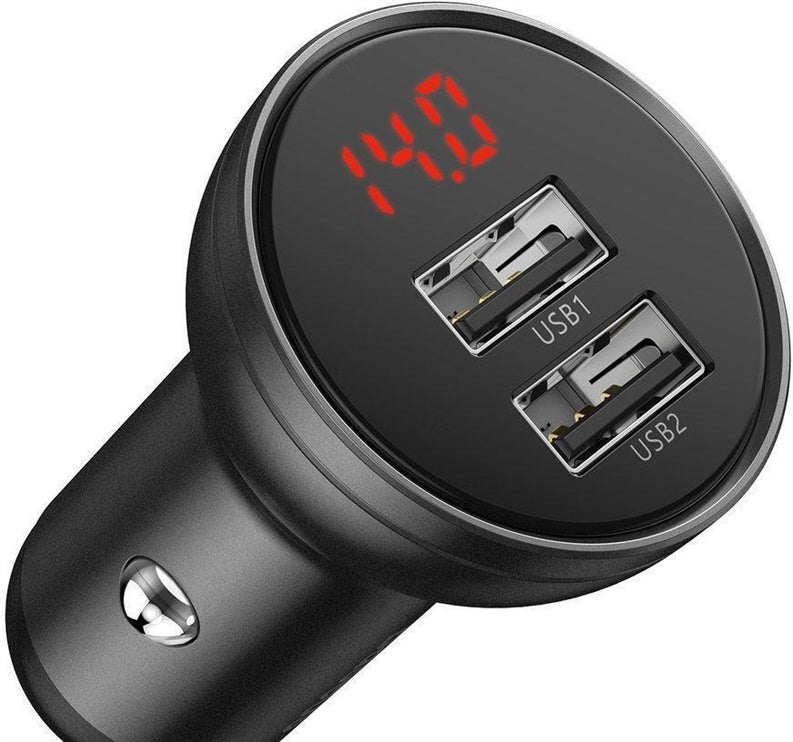 Charger Car 4.8A 2xUSB LED 24W