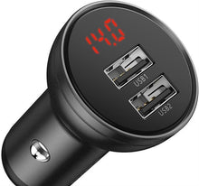 Įkroviklis Auto 4.8A 2xUSB LED 24W