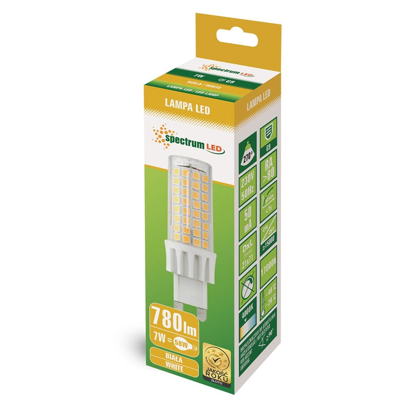LED bulb G9 T15 7W 4000K 780LM