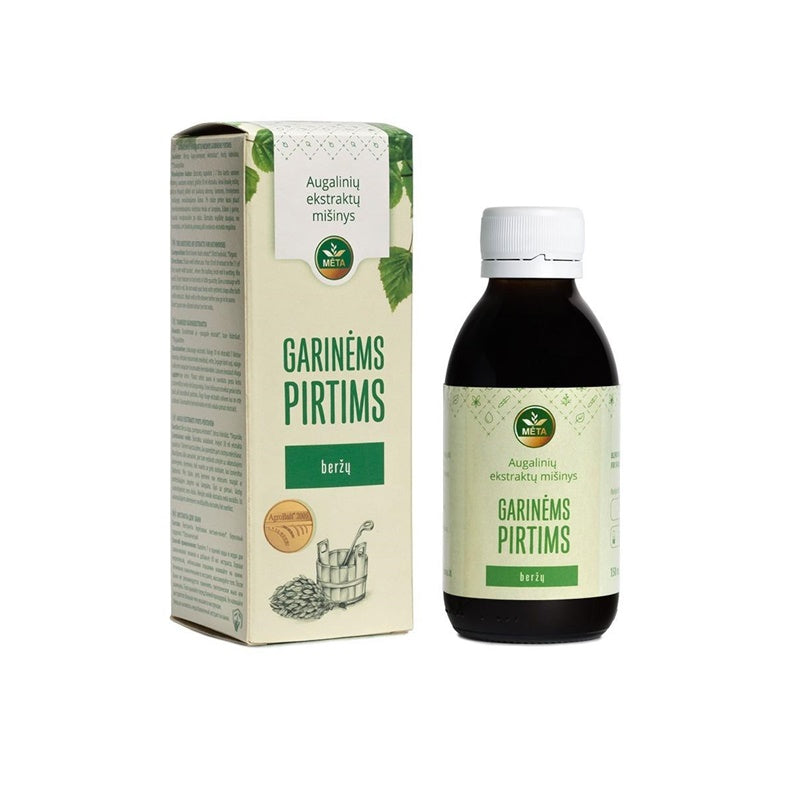 Ekstrakt brzozowy do łaźni parowej MIĘTA, 150 ml