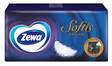 Disposable tissues ZEWA SOFTIS, 4-ply, 9 pcs.