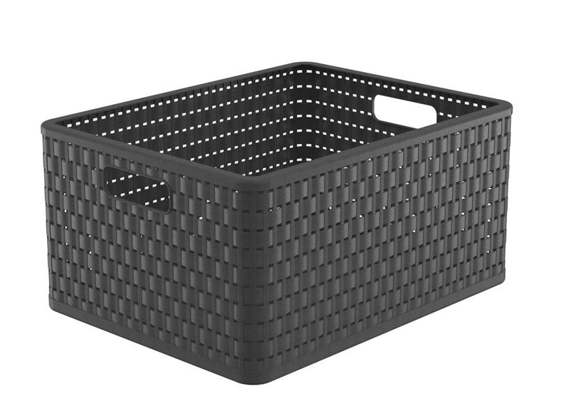 Storage Box ROTHO, 28 l, grey, 43×33×21.5 cm