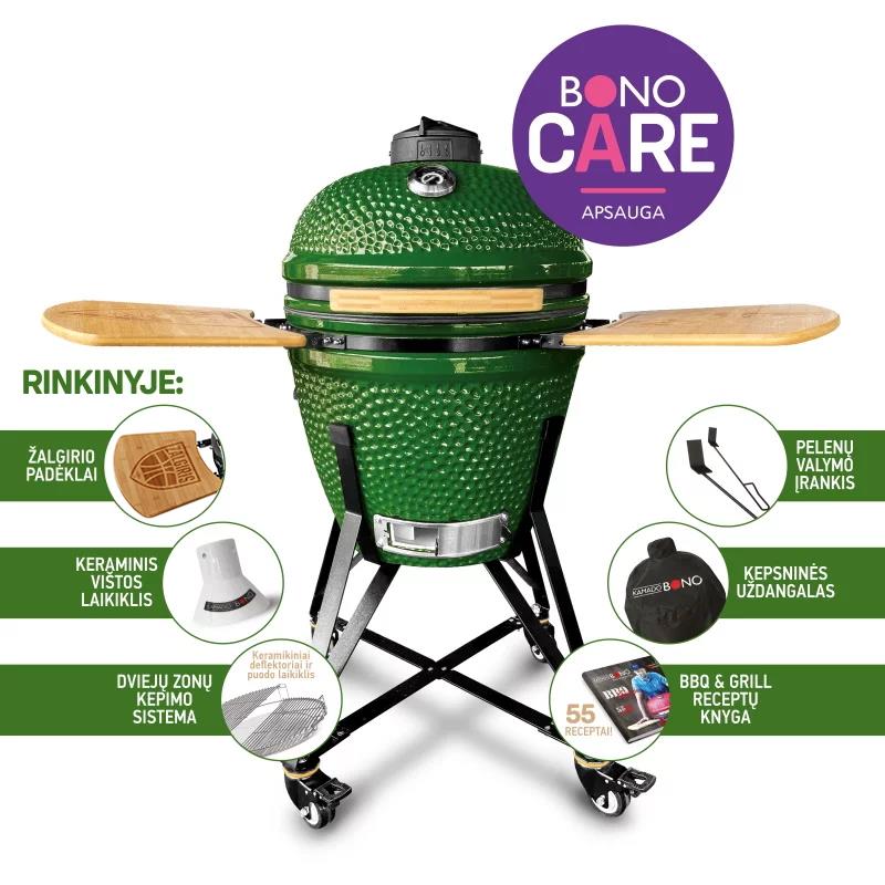 Kepsninė KAMADO BONO ŽALGIRIS, 55 cm, žalia