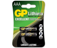 Baterie GP LITHIUM AAA/LR03, 1,5V, 2 szt.