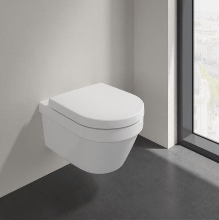 Wall-hung toilet with lid VILLEROY & BOCH, 410×400mm