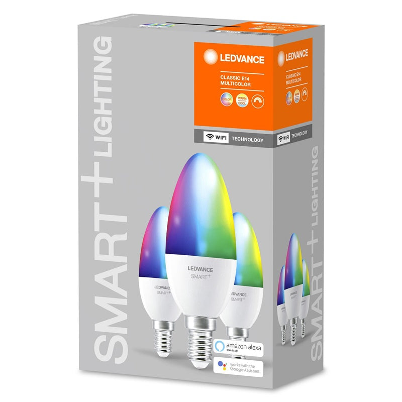 Išmanioji LED lempa SMART WIFI, B38, 5W, E14, 470lm,RGBX3VNT
