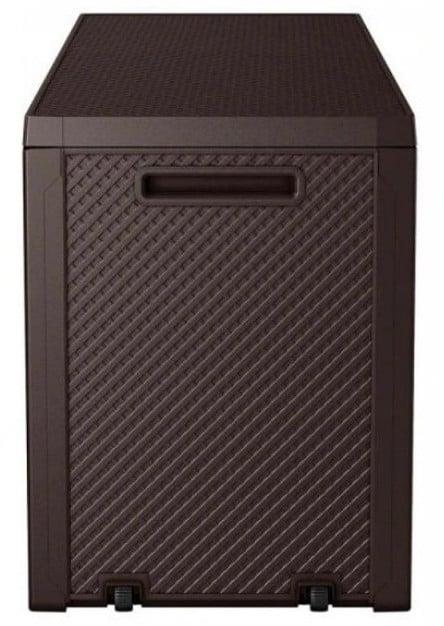 Plastikinė dėžė EMILY, 270 l, ruda