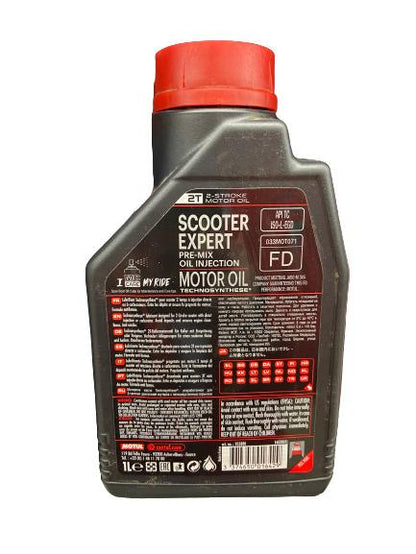 Motociklų variklių tepalas MOTUL SCOOTER EXPERT 2T, 1 l