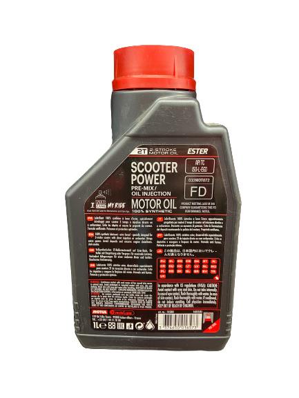 Motociklų variklių tepalas MOTUL SCOOTER POWER 2T, 1 l