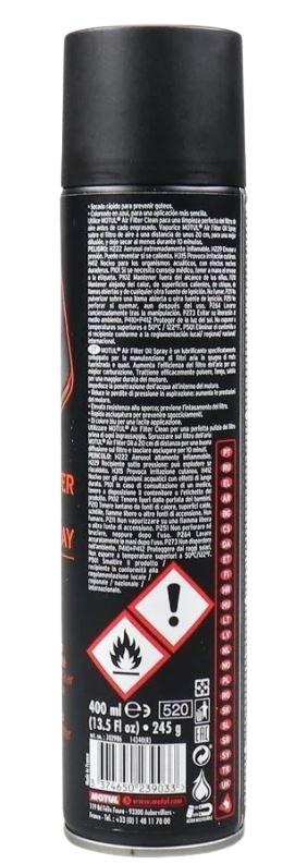Air Filter Oil Motul A2, 400 ml