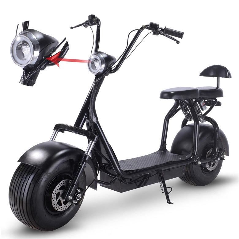 Elektrinis motoroleris QS-02, 1000 W