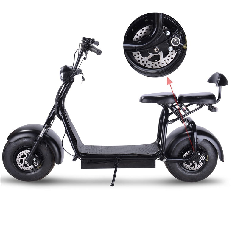Elektrinis motoroleris QS-02, 1000 W