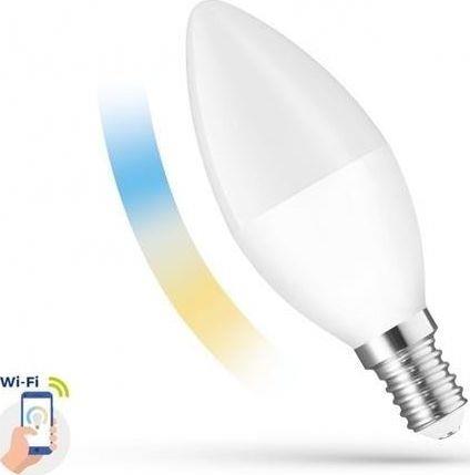 SMART LED LAMP, B38, SMART WIFI, 5W, E14, CCT+DIM, FR