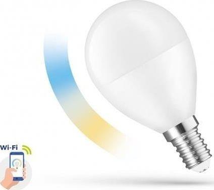 IŠMANIOJI LED LEMPA, P45, SMART WIFI, 5W, E14, CCT+DIM, FR