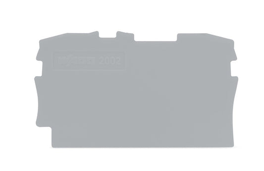 Partition plate and end plate for Wago terminals 2002-1291