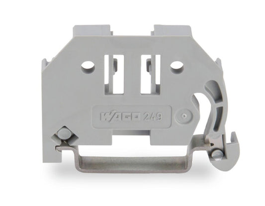 End bracket for 249-116 Wago terminals, grey
