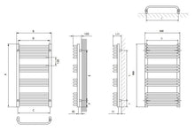 Elektrinis rankšluosčių džiovintuvas Terma Anno 50 x 90 cm