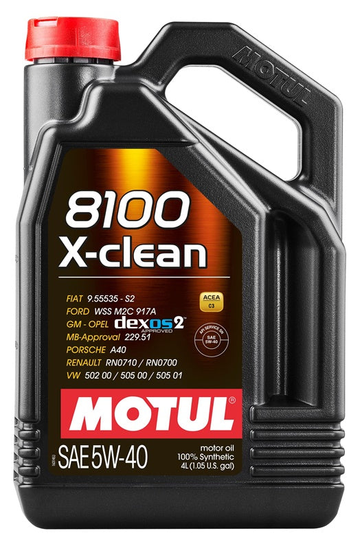 Car engine oil MOTUL X-CLEAN, 5W-40, 4 l