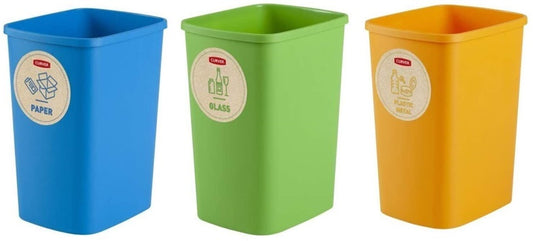 Zestaw koszy do segregacji ECO FRIENDLY, 3 × 25 l