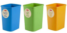 ECO FRIENDLY Waste Sorting Bin Set, 3 × 9 l