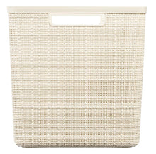 Daiktadėžė CURVER JUTE, 17 l, kreminė, 28×28×27 cm