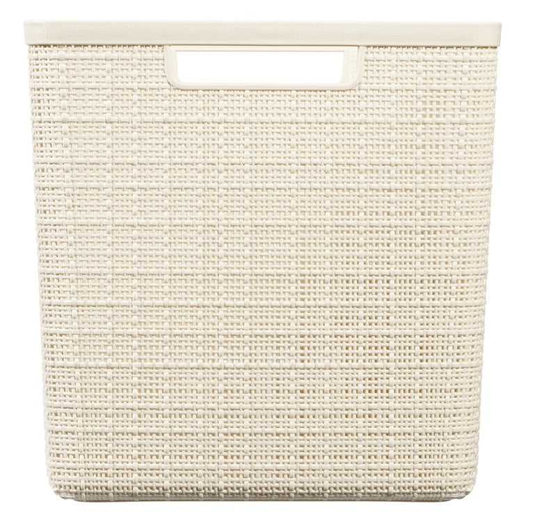 Daiktadėžė CURVER JUTE, 17 l, kreminė, 28×28×27 cm