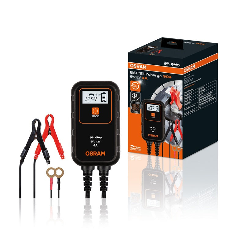 Ładowarka akumulatorów OSRAM 904, 6–12 V