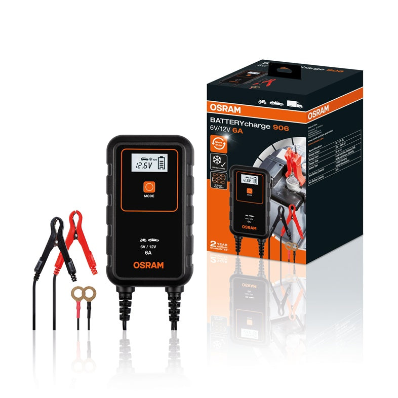 Ładowarka akumulatorów OSRAM 906, 12–24 V