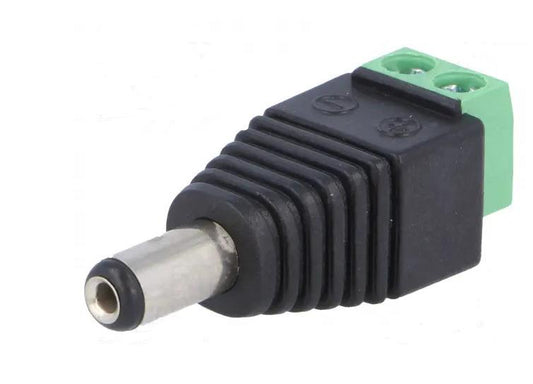 WTYK ZASILANIA DC 2.1X5.5MM DO KONTROLERA TAŚMY RGB
