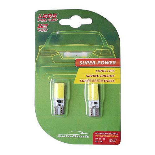 Car Bulb AutoDuals CB70891, LED, white, 12 V