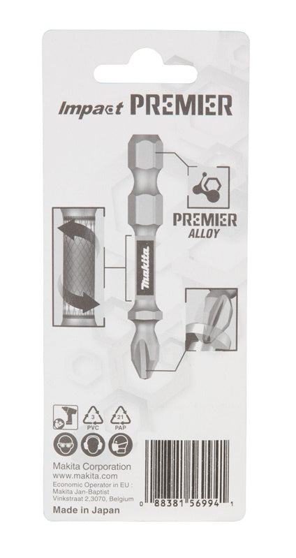 E-03274 PH2-50mm screwdriver bits, 2 pcs.